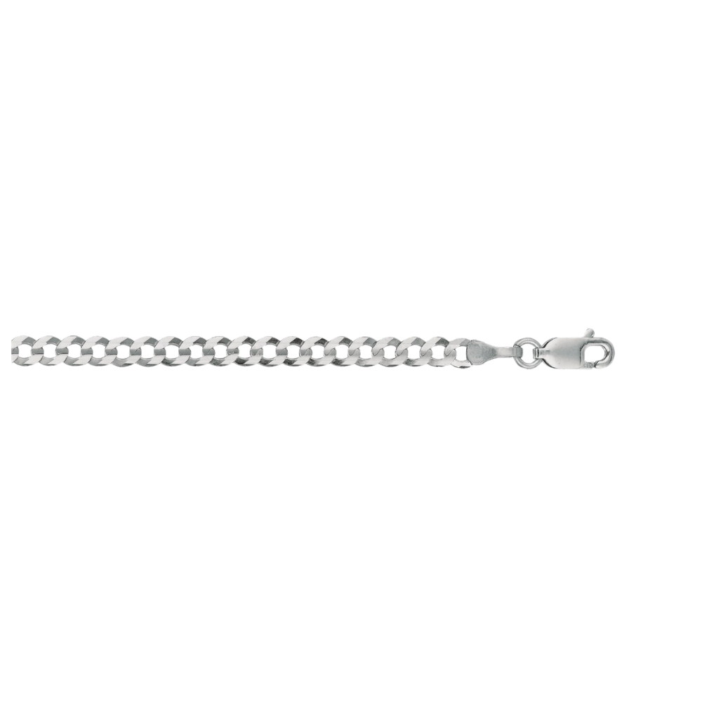 14K Gold 3.6mm Comfort Curb Chain
