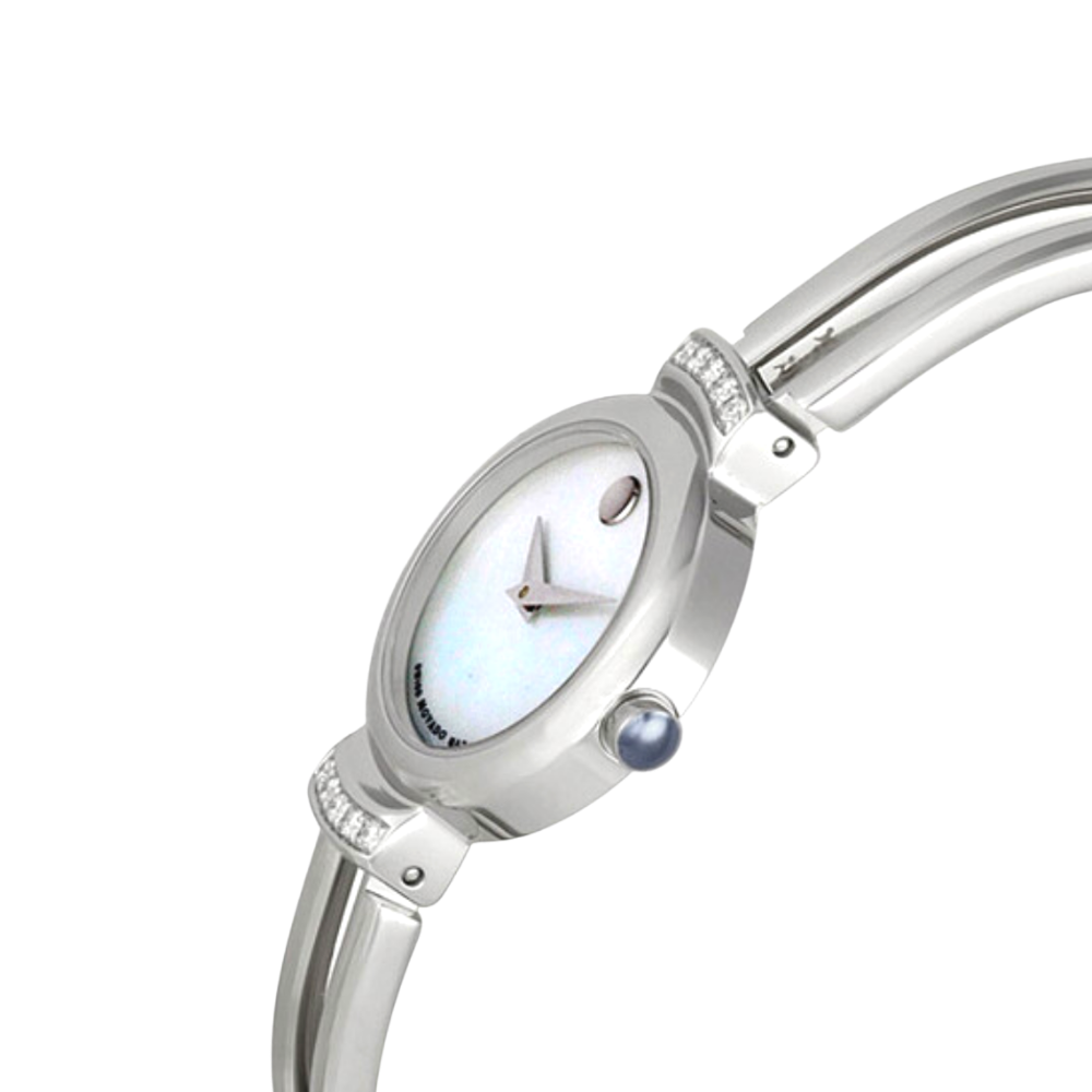 Movado Ladies Harmony Watch with White Mother of Pearl Dial