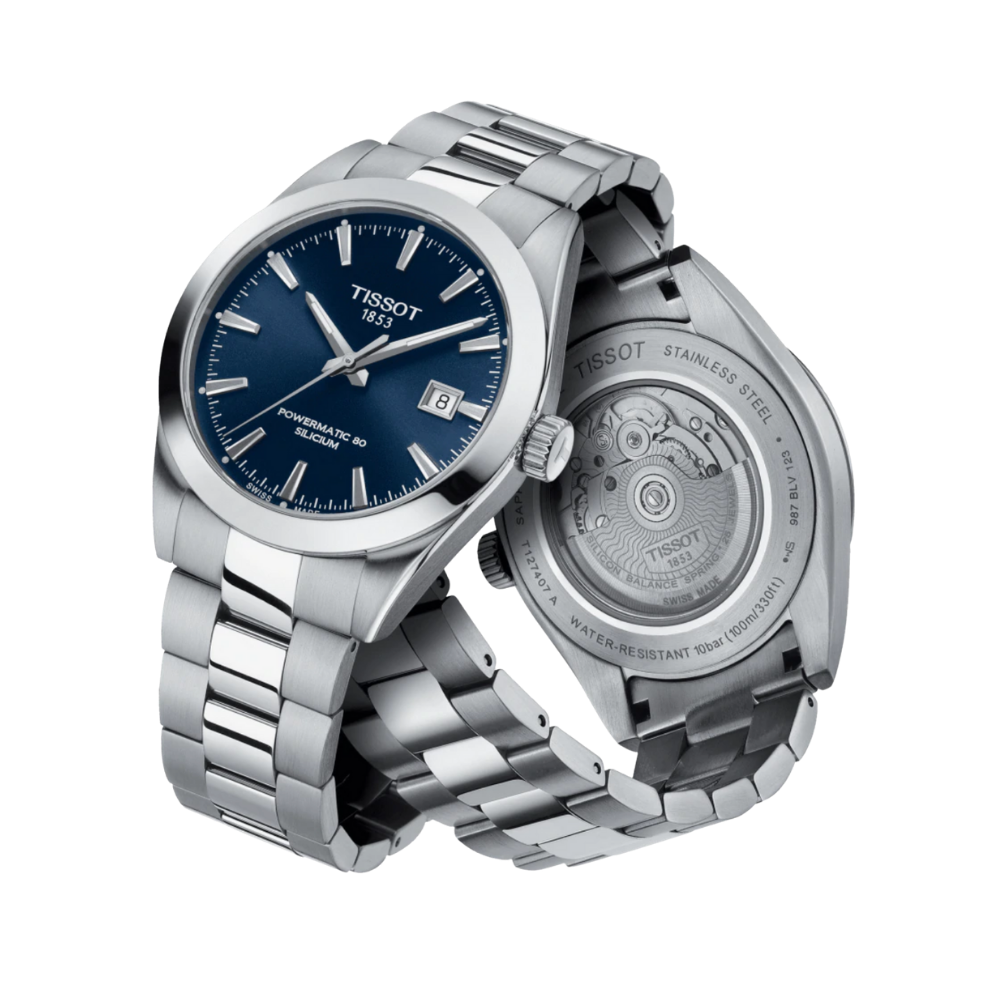 Tissot Gentleman Powermatic Automatic Blue Dial Men's Watch