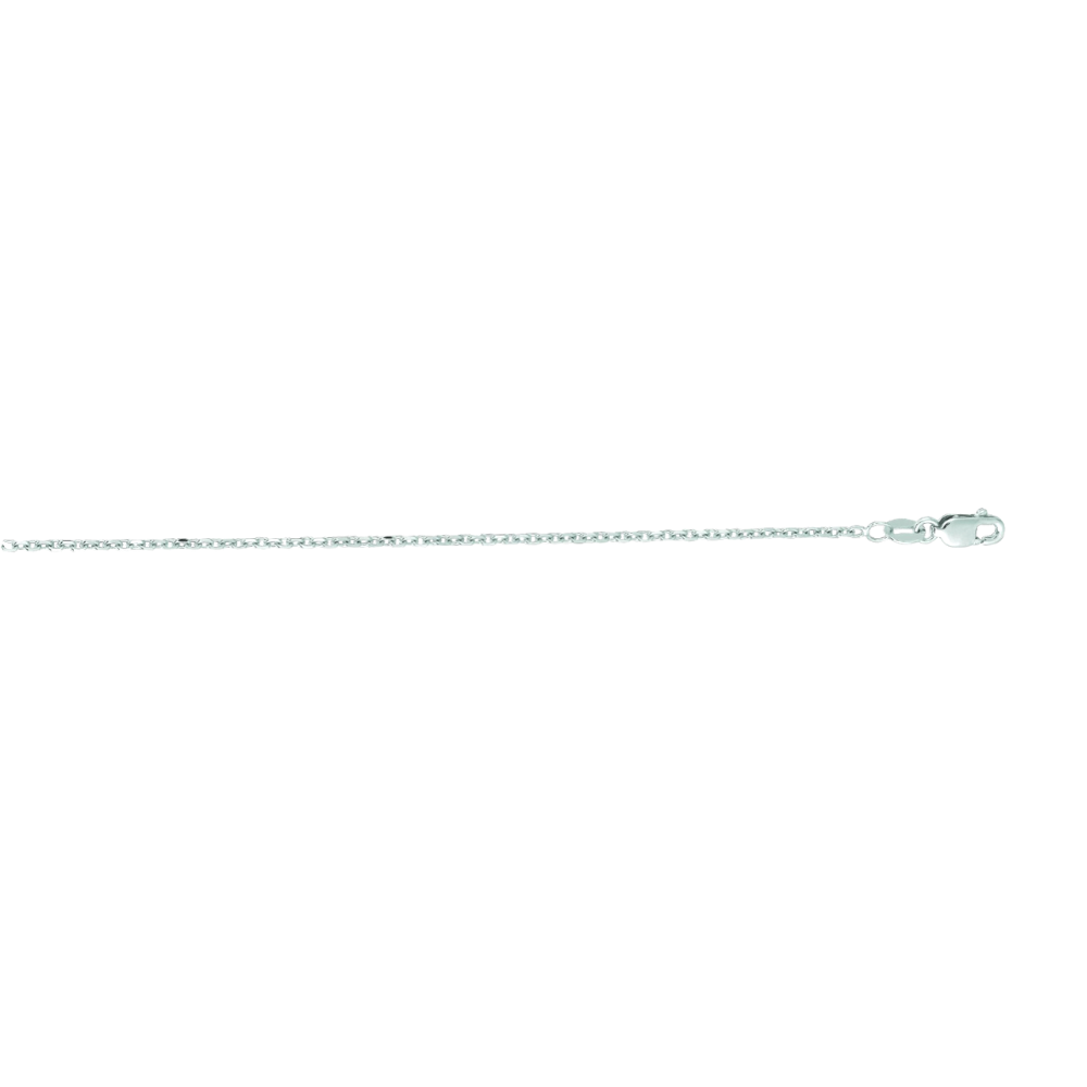 14K Gold 1.5mm Diamond Cut Cable Chain