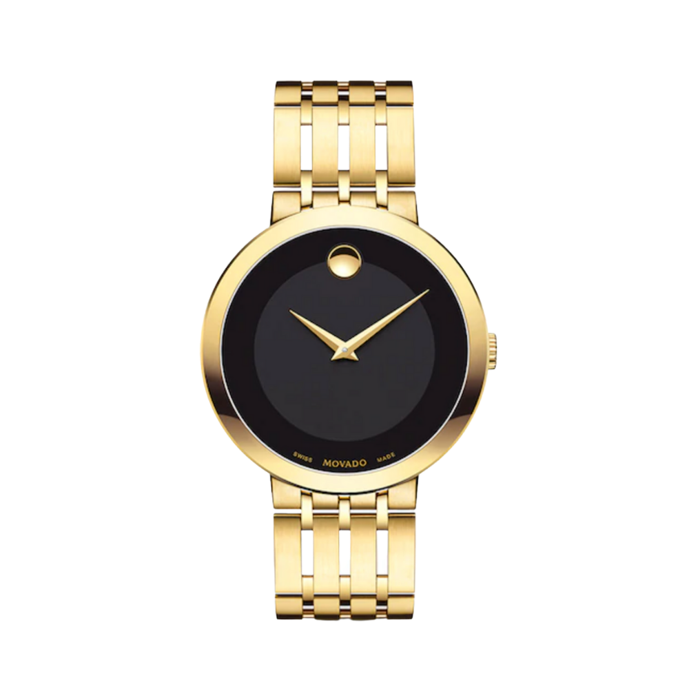 Movado Esperanza Black Dial Men's Watch