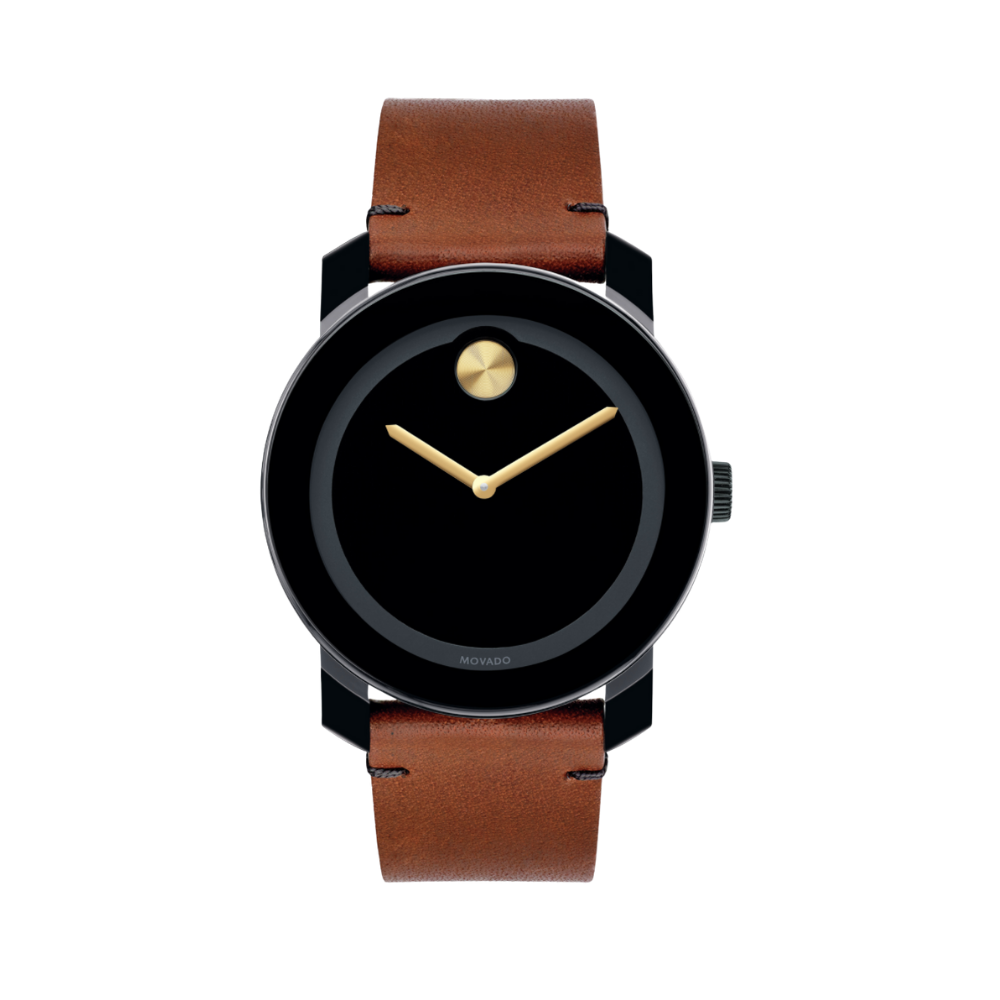 Movado Bold Black Museum Dial Men's Watch