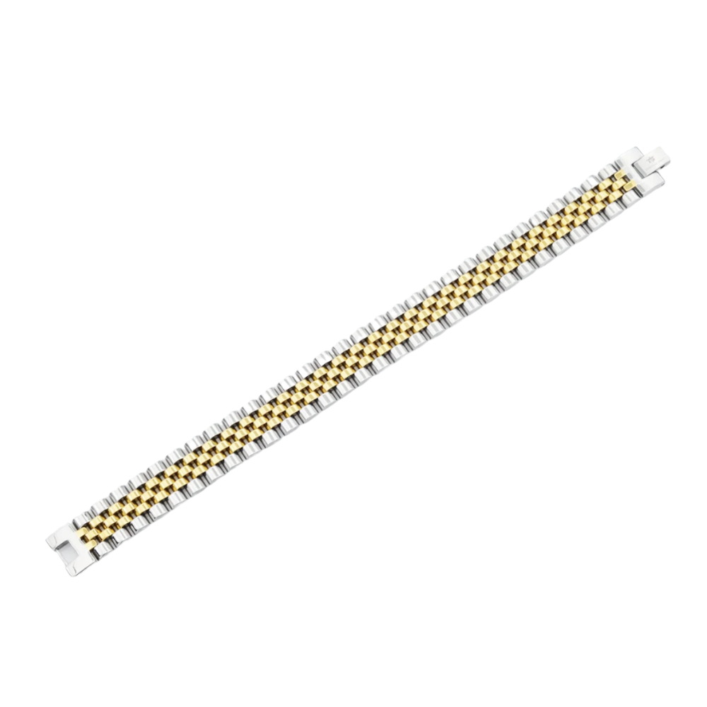 Gold Stainless Steel Watch Link Bracelet