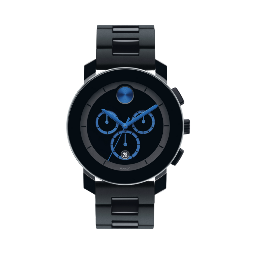 Movado Bold Black Dial TR90 Men's Watch