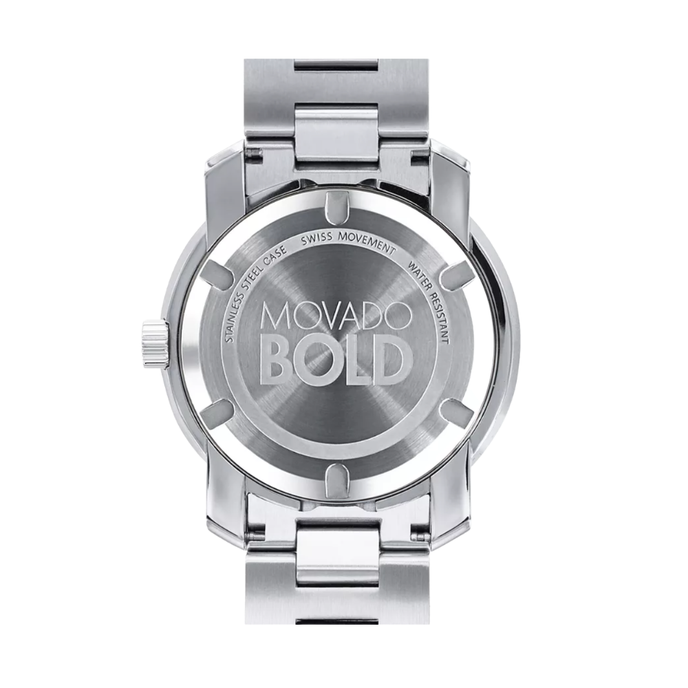 Movado Bold Silver Dial Two-tone Men's Watch