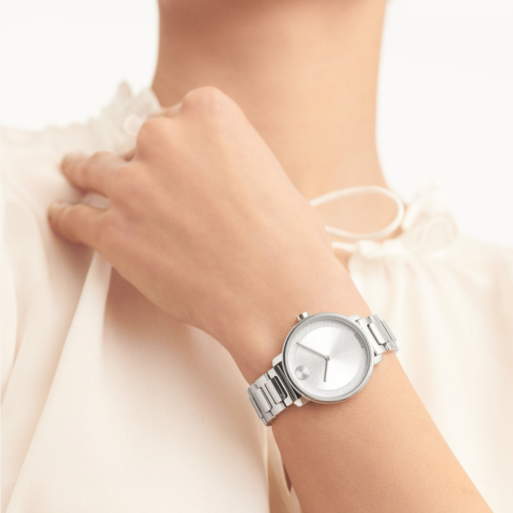 Movado Bold Pale Gold Dial Ladies Watch