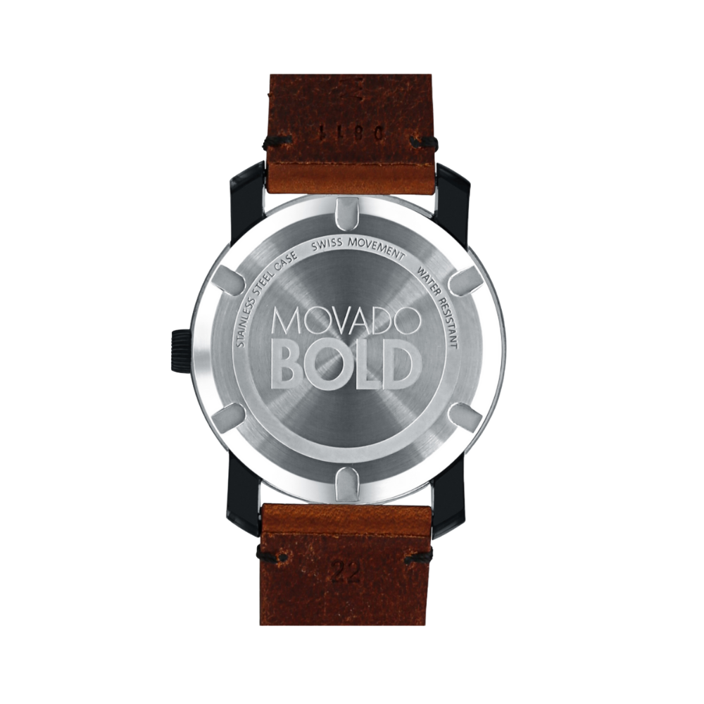 Movado Bold Black Museum Dial Men's Watch
