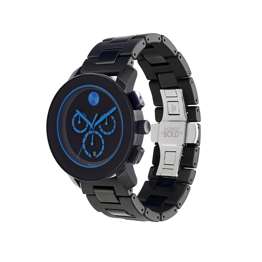 Movado Bold Black Dial TR90 Men's Watch
