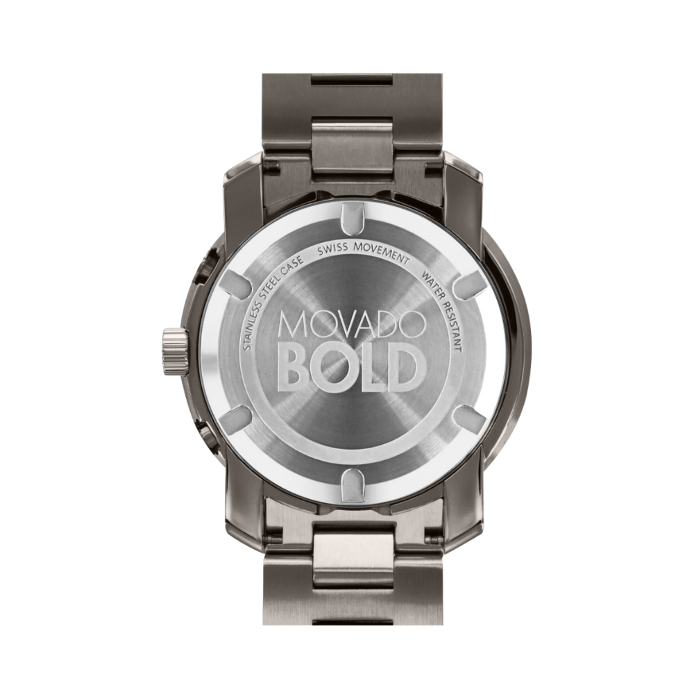 Movado Bold Chronograph Grey Sunray Dial Men's Watch