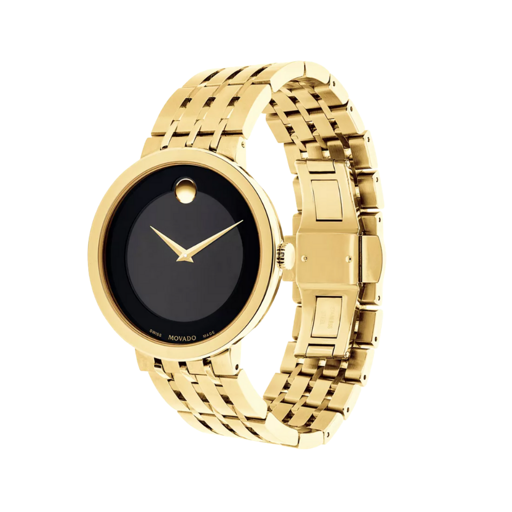 Movado Esperanza Black Dial Men's Watch