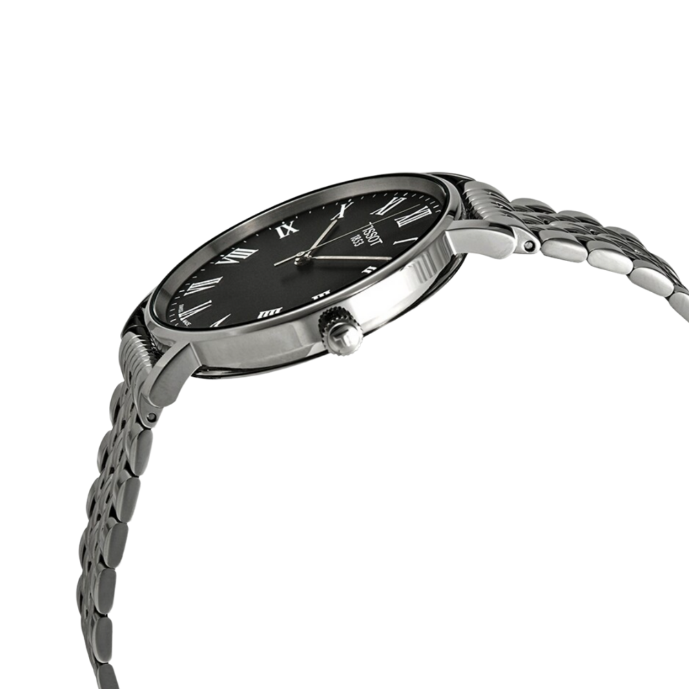 Tissot Everytime Medium Black Dial Men's Watch