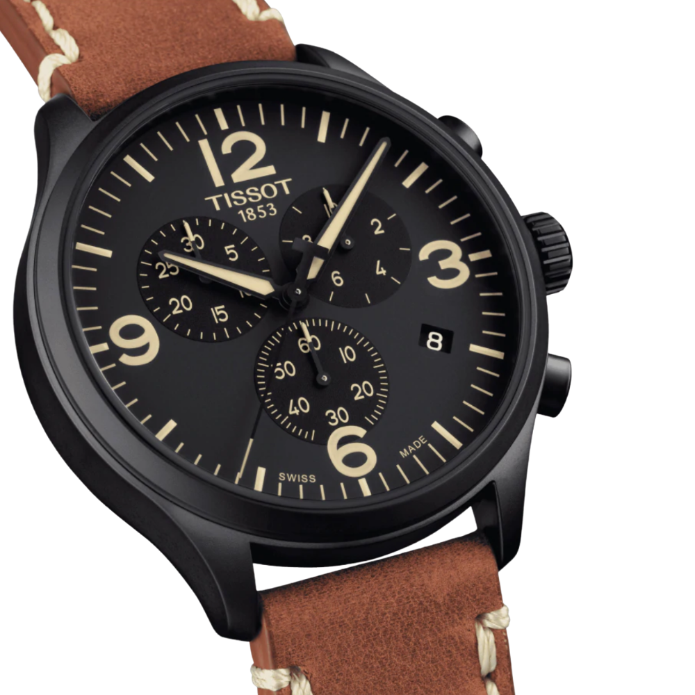T-Sport Chronograph XL Black Dial Men's Watch