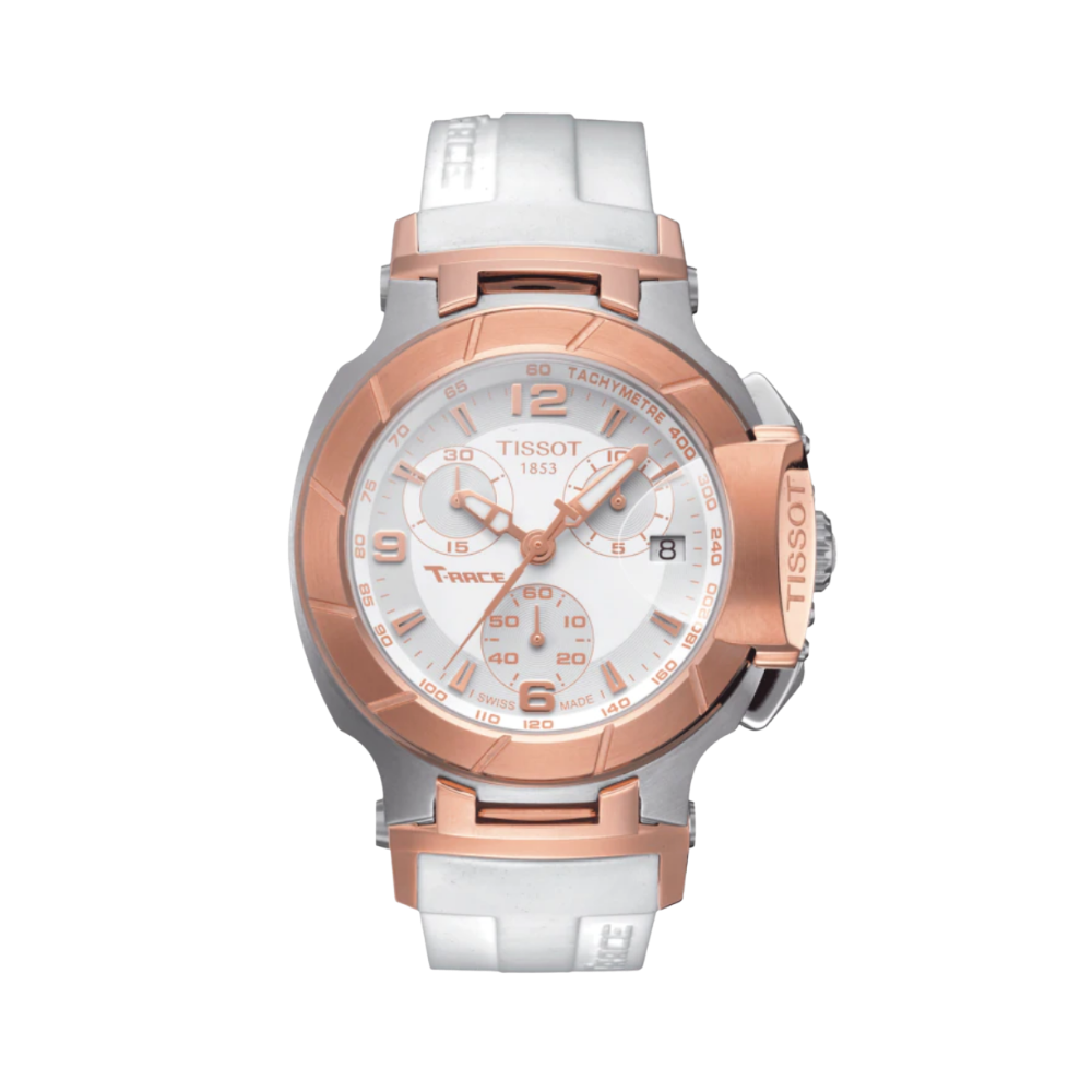 Tissot T-Race Chronograph White Dial Ladies Watch