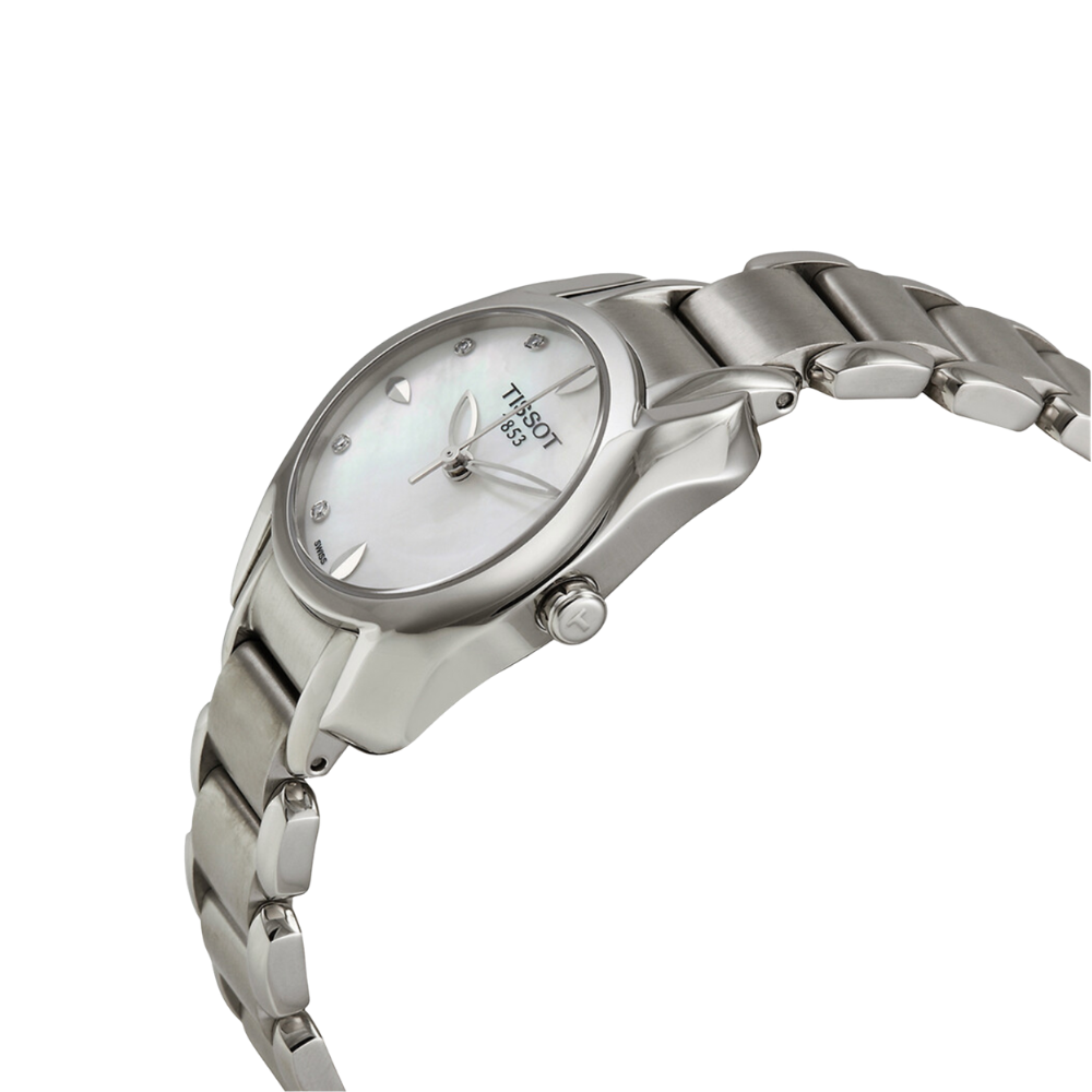 Tissot Trend T-Wave Mother of Pearl Dial Diamond Ladies Watch