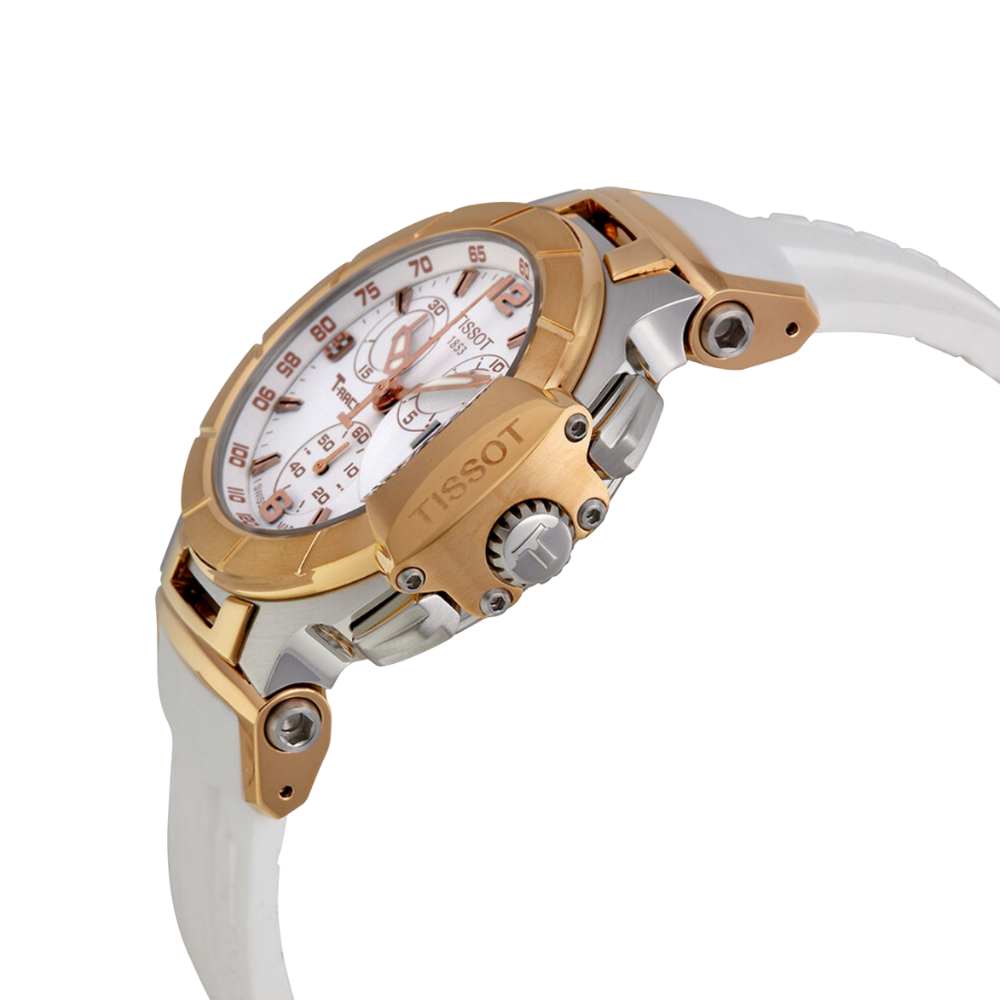 Tissot T-Race Chronograph White Dial Ladies Watch