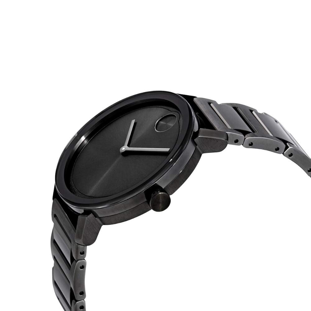 Movado Bold Gunmetal Dial Gunmetal Ion-plated Men's Watch
