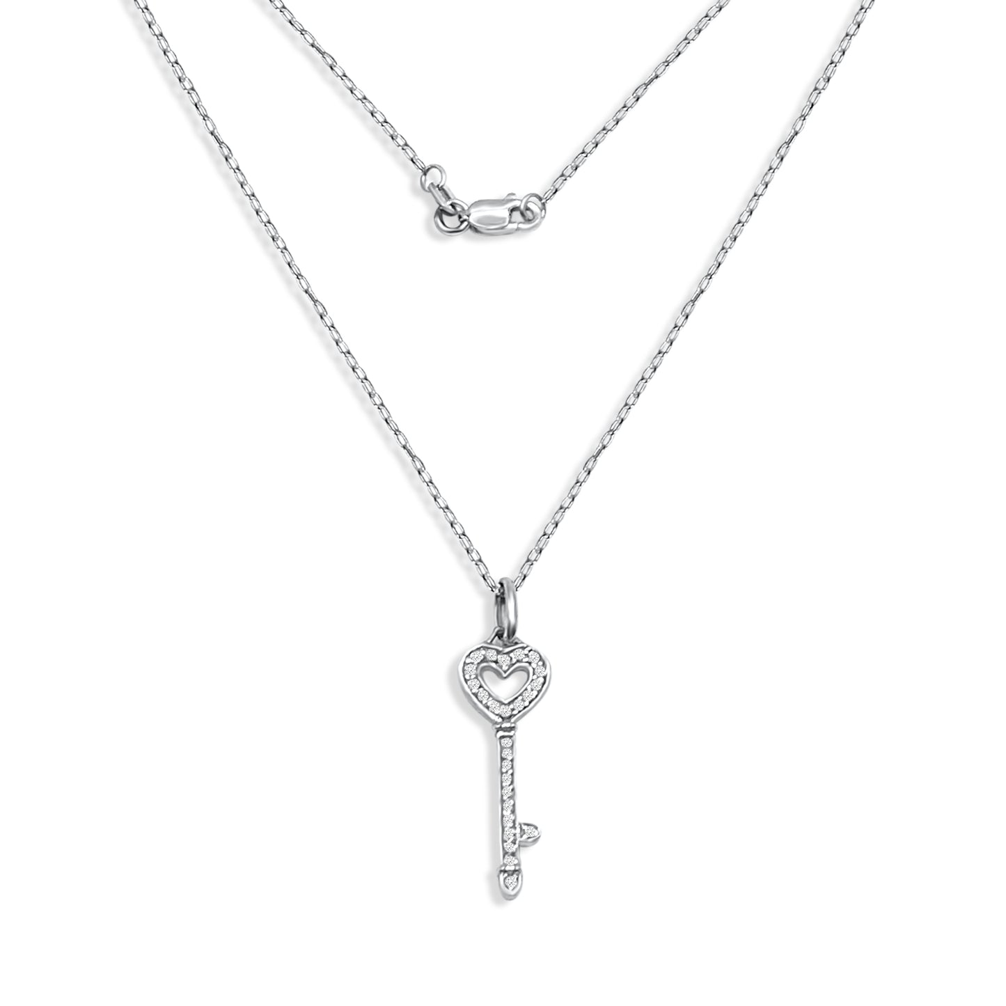 Diamond Key Necklace