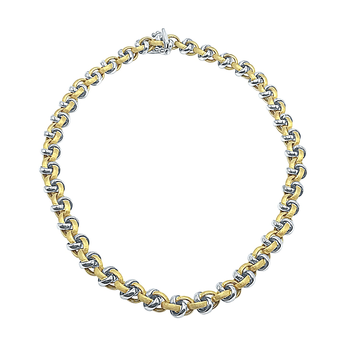 Two Tone Choker Necklace