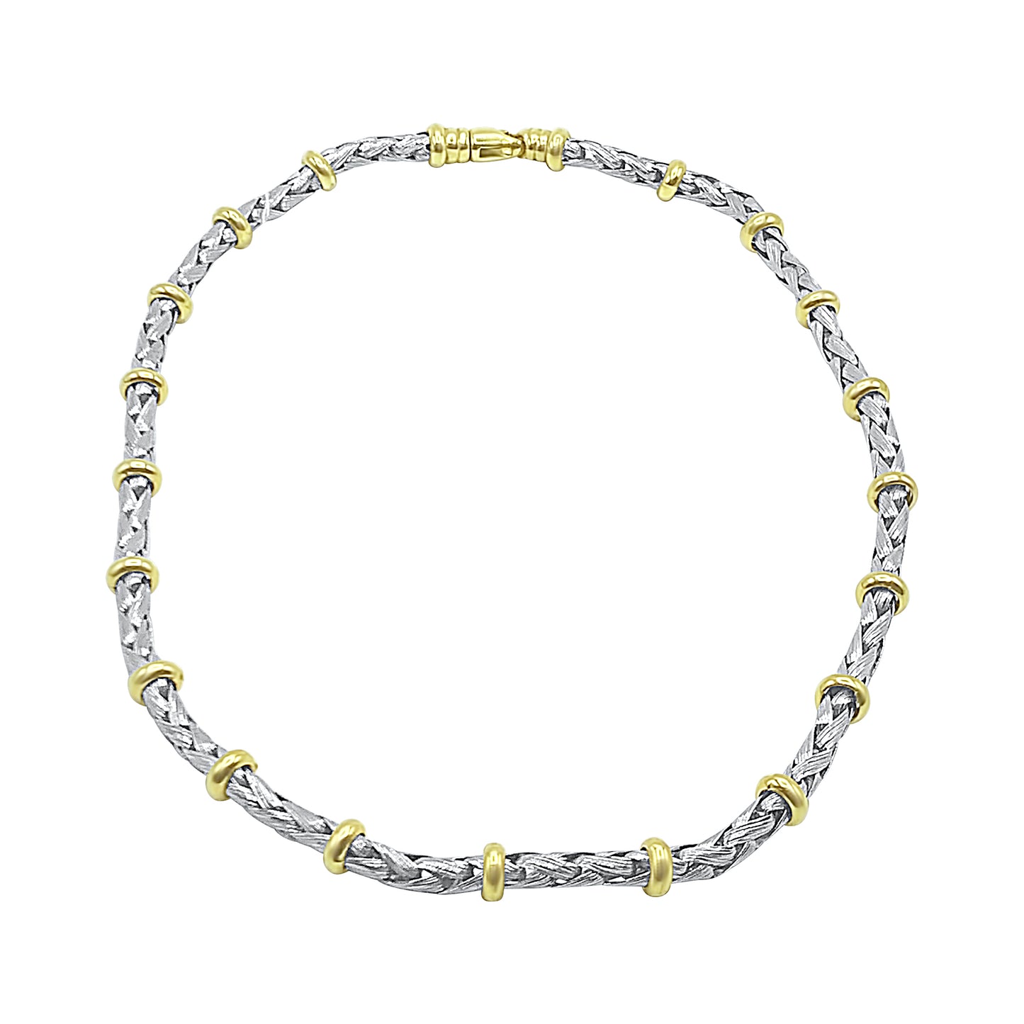 Two Tone Choker Necklace