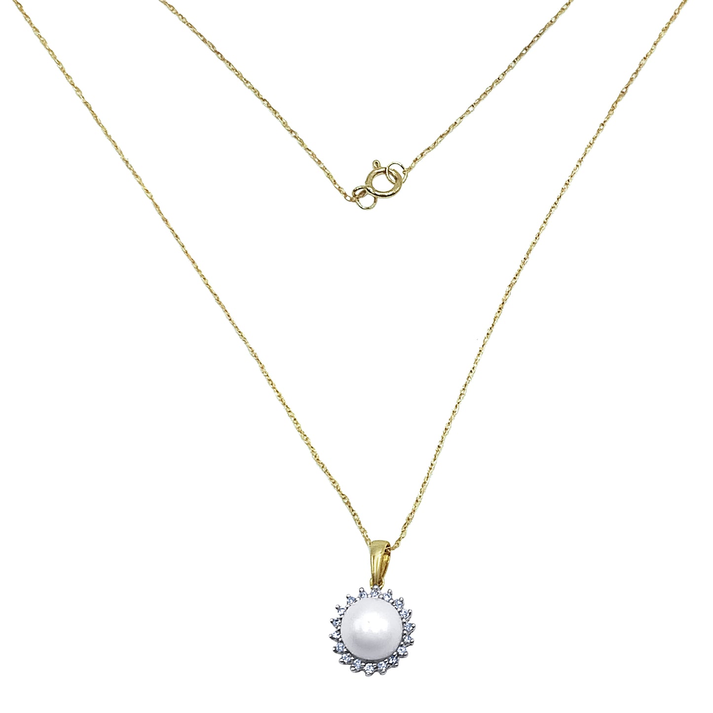Pearl Diamond Necklace