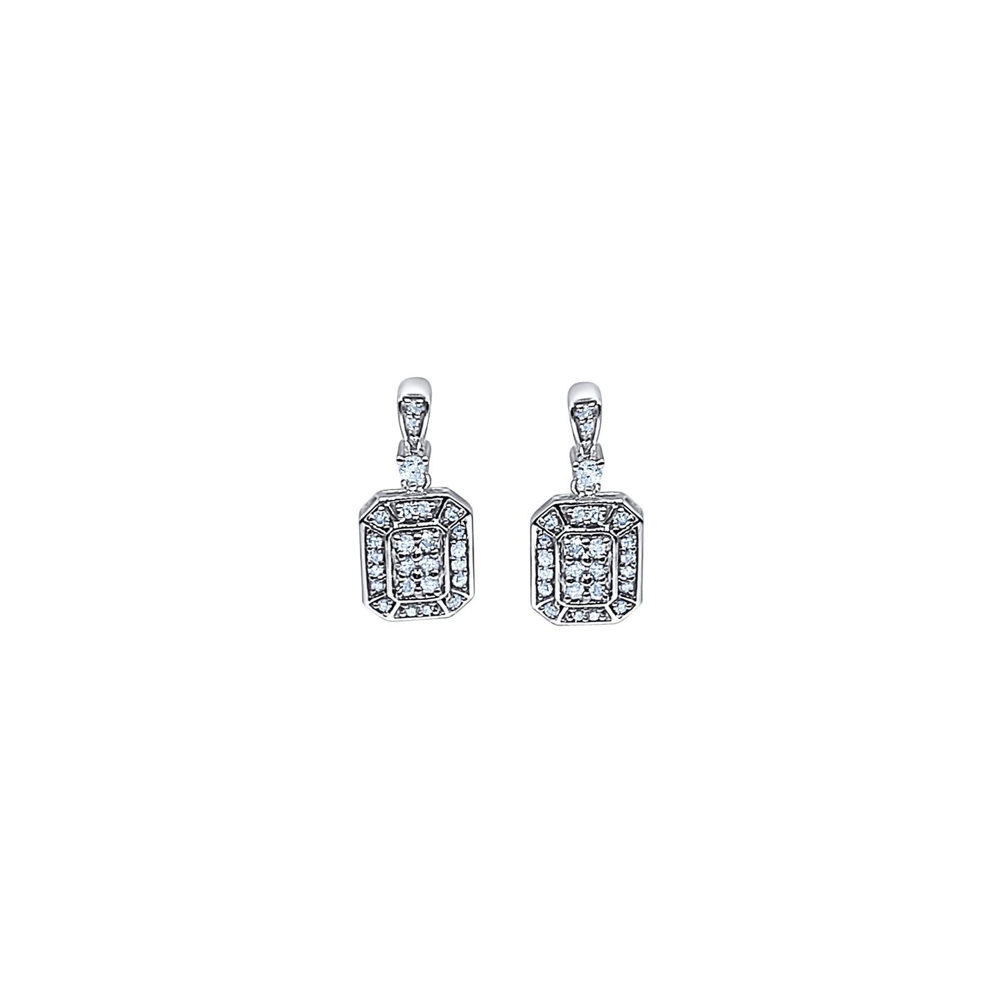 Diamond Dangle Earrings