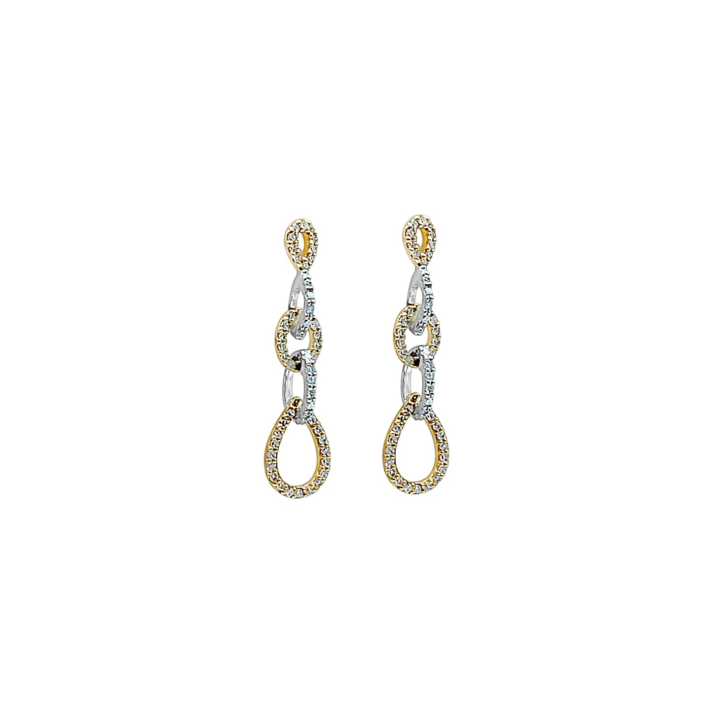 Diamond Dangle Earrings