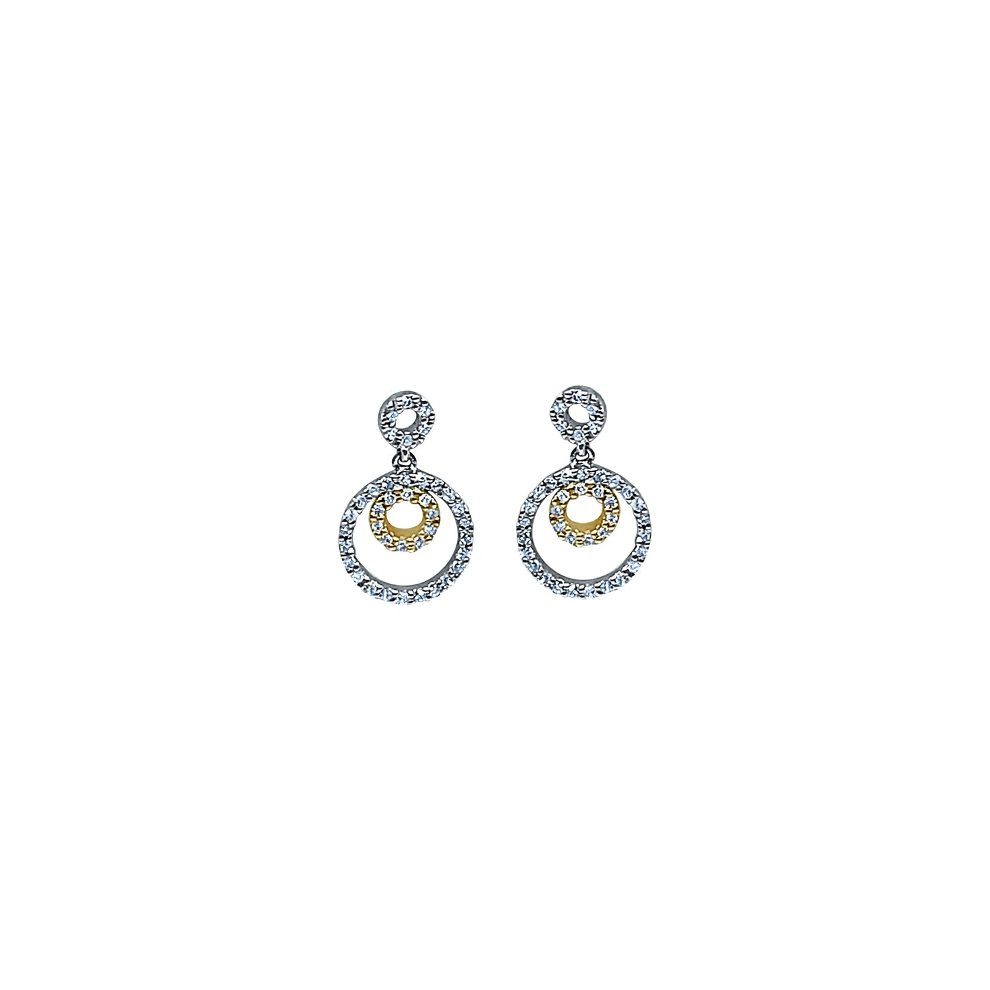 Diamond Dangle Earrings