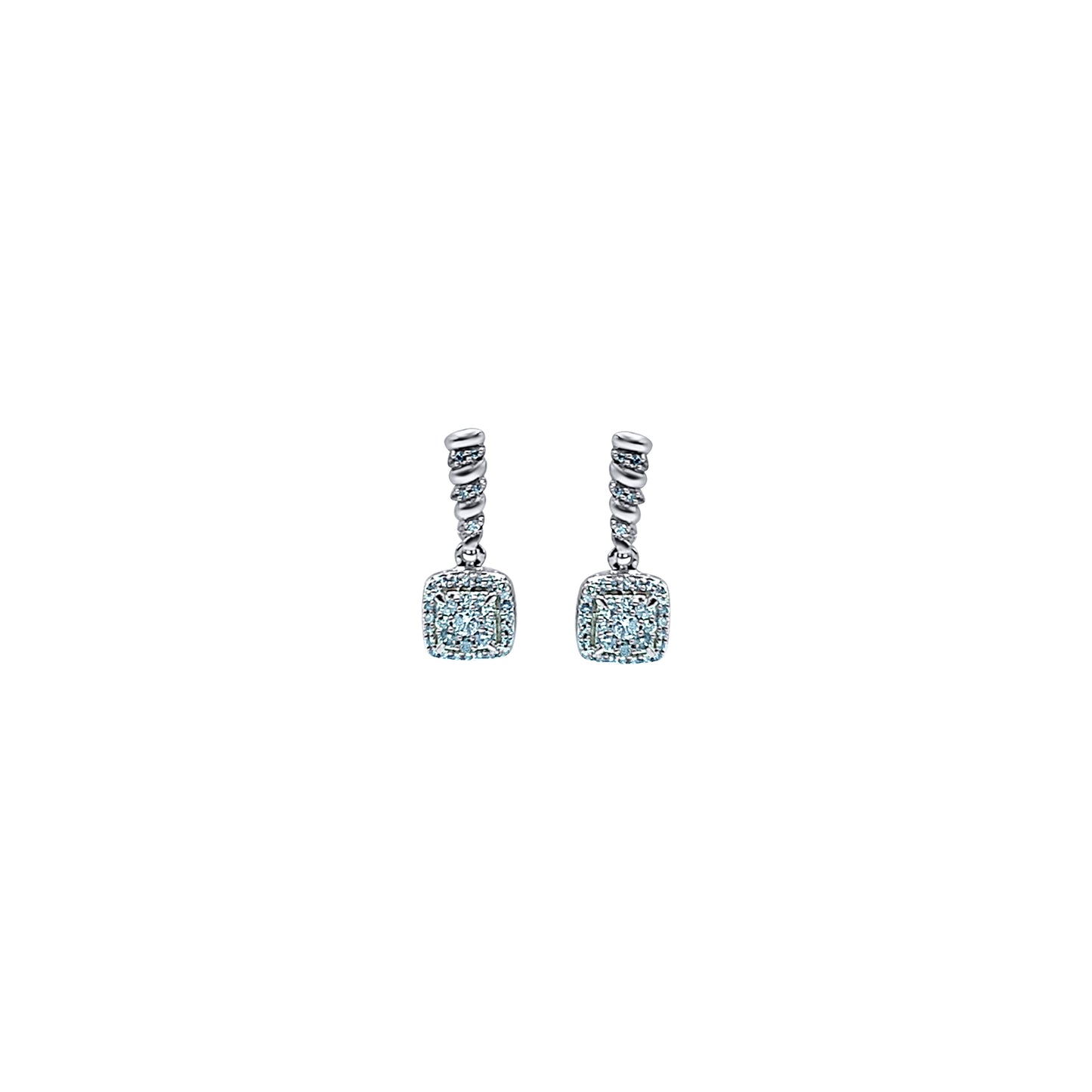 Diamond Dangle Earrings