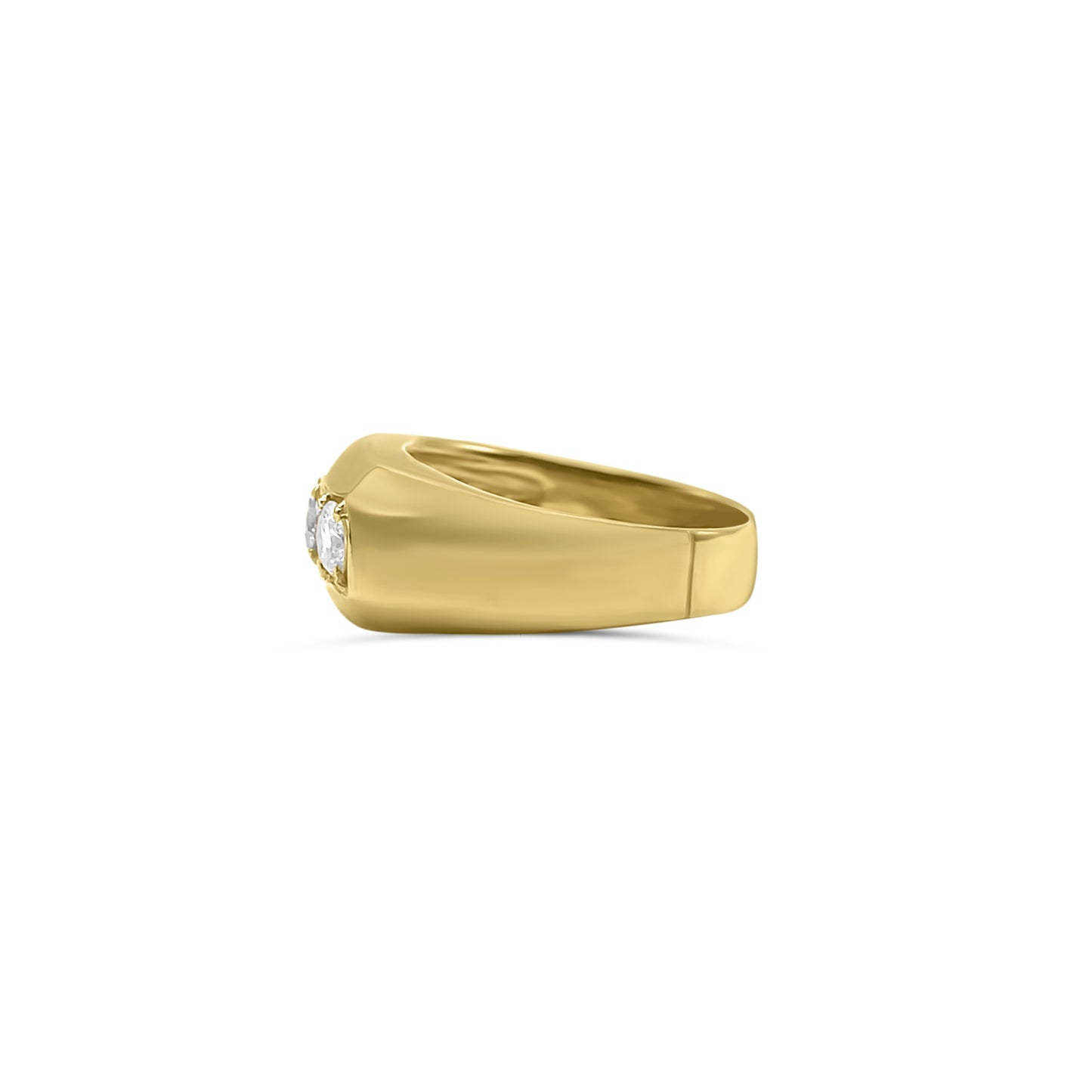 Men's Three Stone Diamond Ring