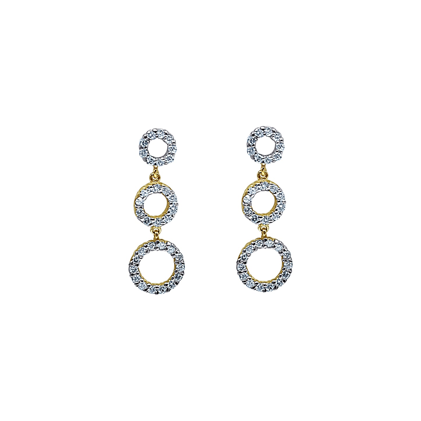 Diamond Dangle Earrings