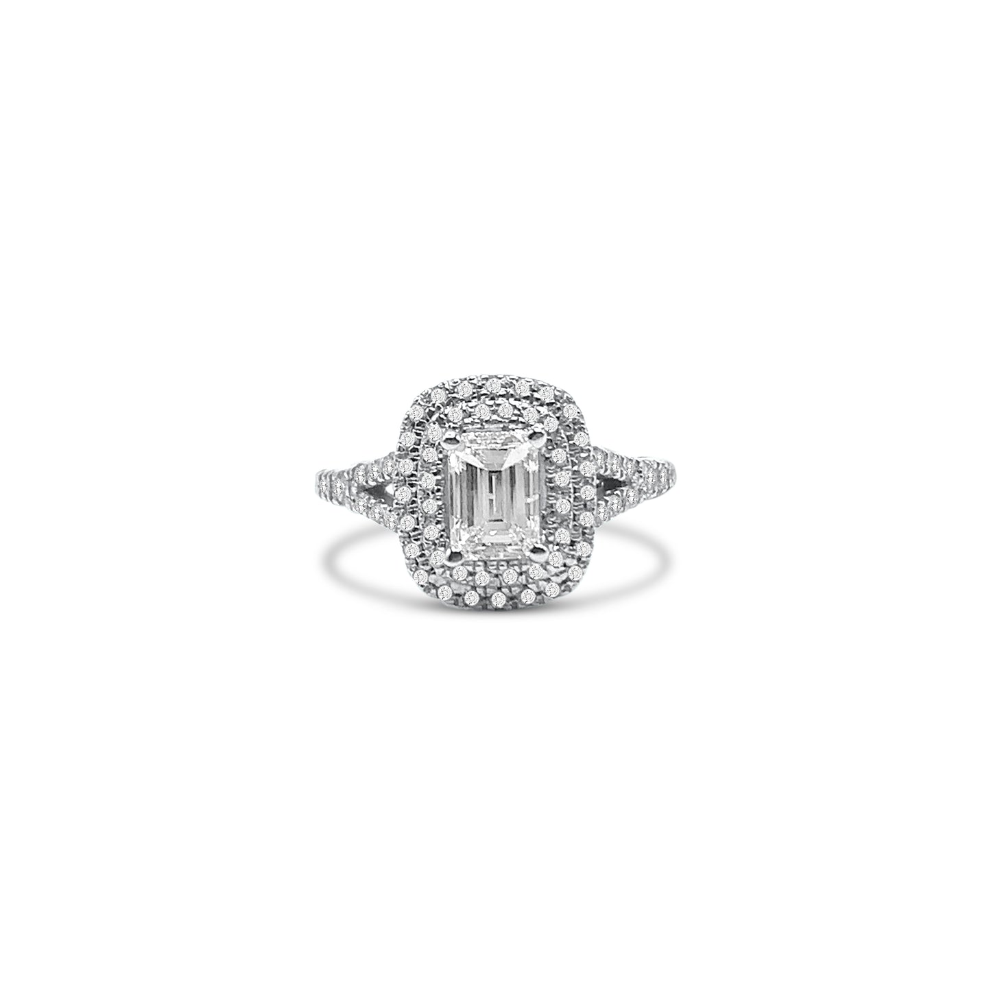 Emerald Cut Diamond Engagement Ring