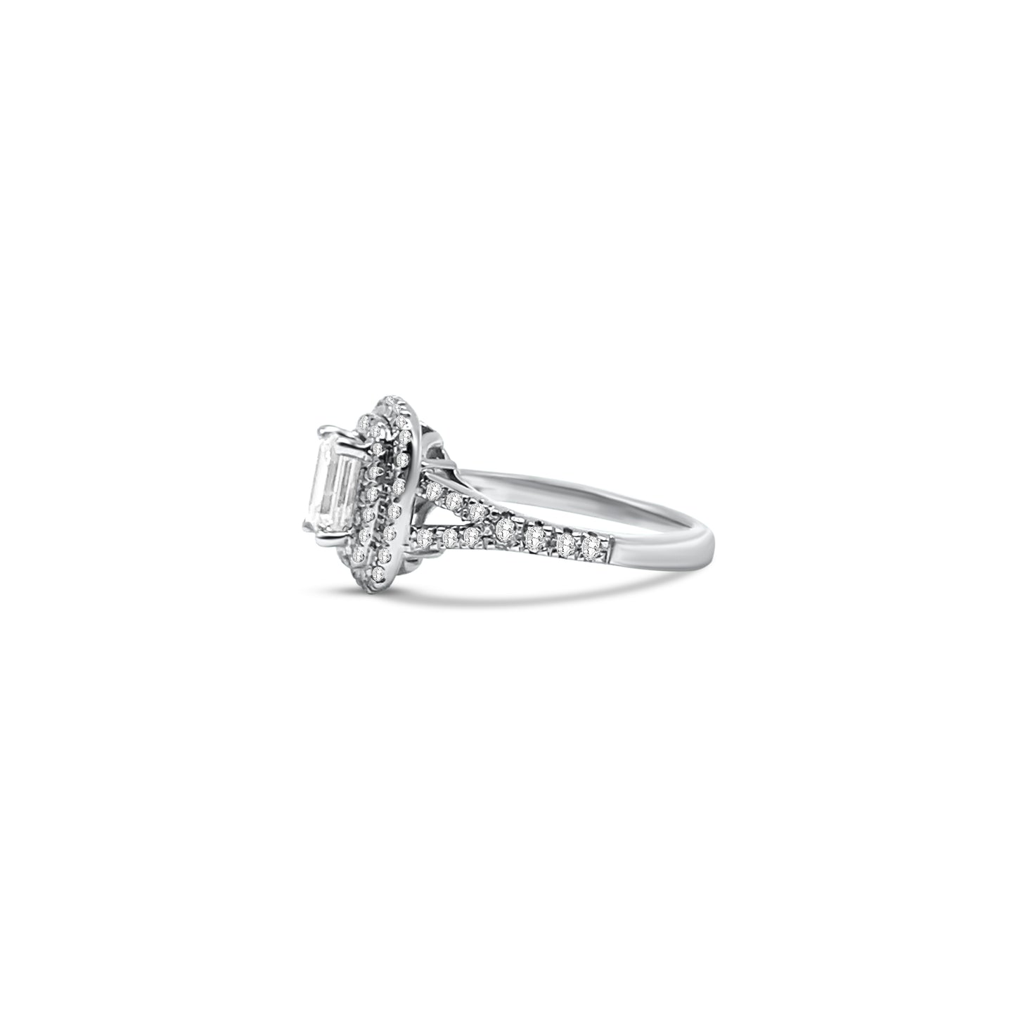 Emerald Cut Diamond Engagement Ring