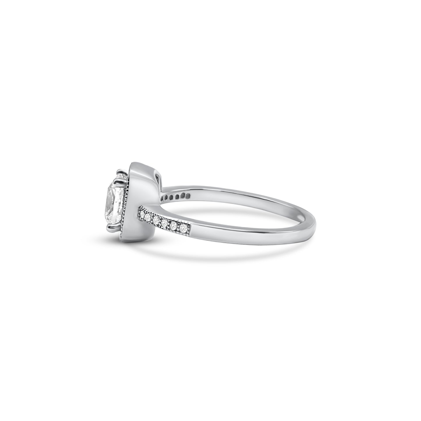 Sterling Silver Engagement Ring