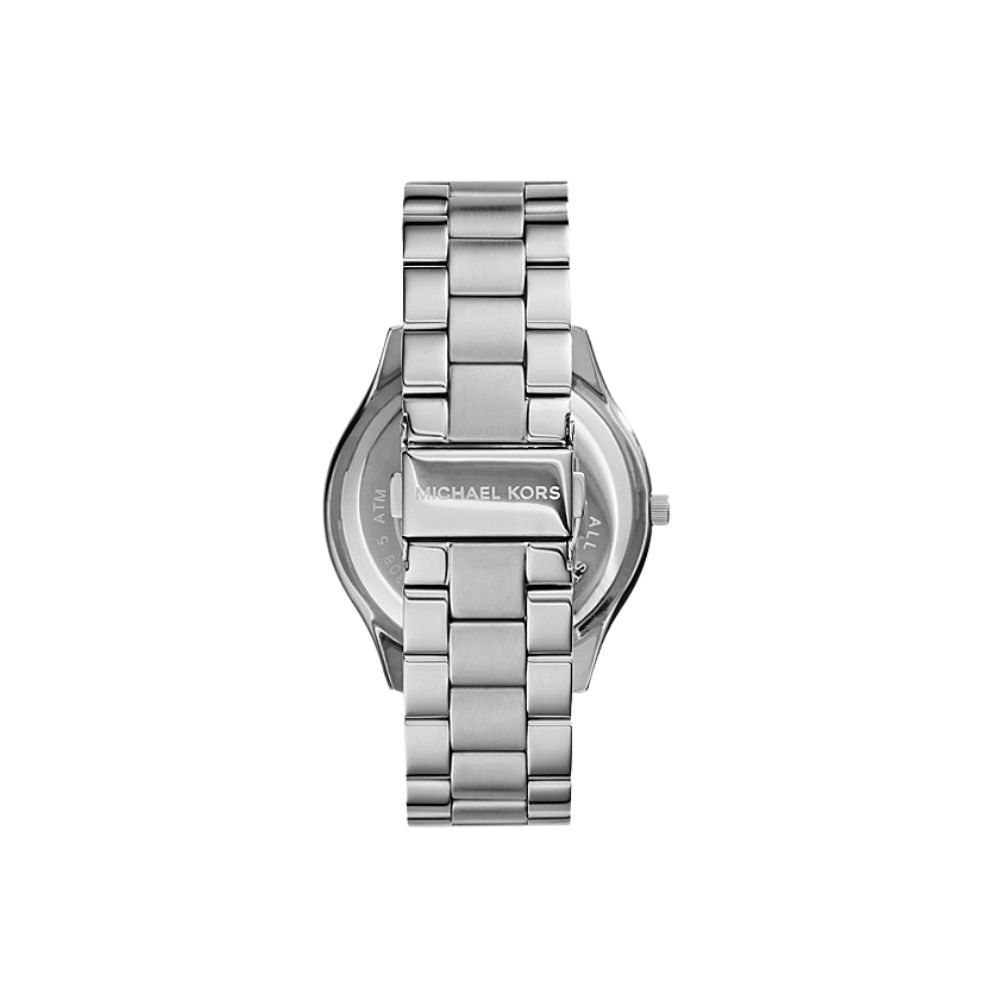 Michael Kors Slim Runway Silver-Tone Watch