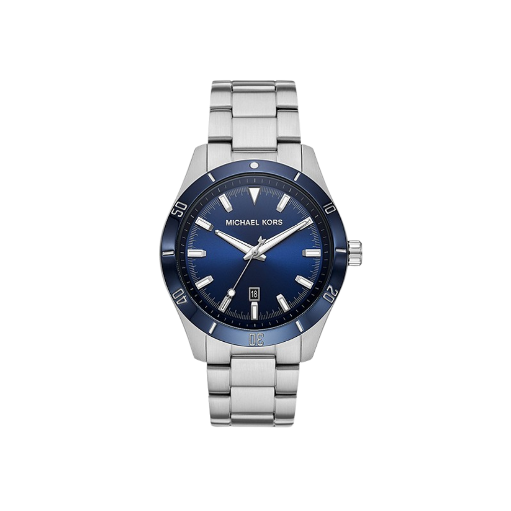 Michael Kors Oversized Layton Silver-Tone Watch