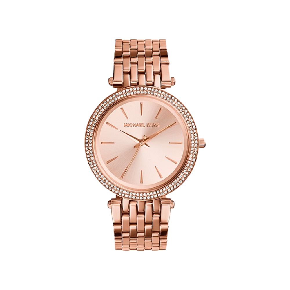 Michael Kors Darci Pavé Rose Gold-Tone Watch