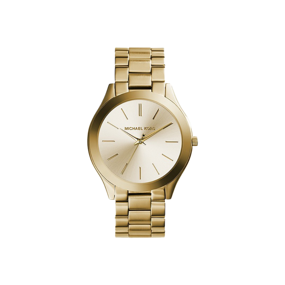 Michael Kors Slim Runway Gold-Tone Watch