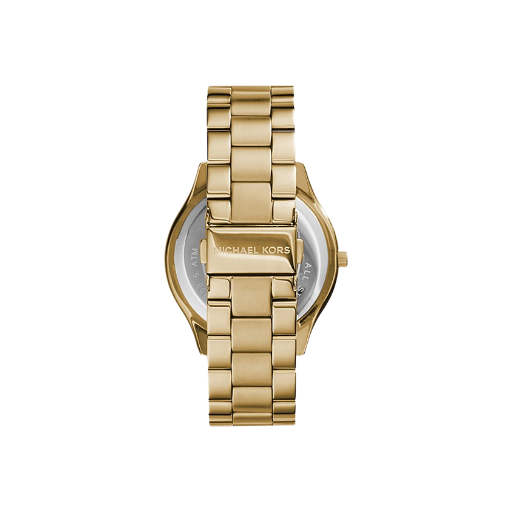 Michael Kors Slim Runway Gold-Tone Watch
