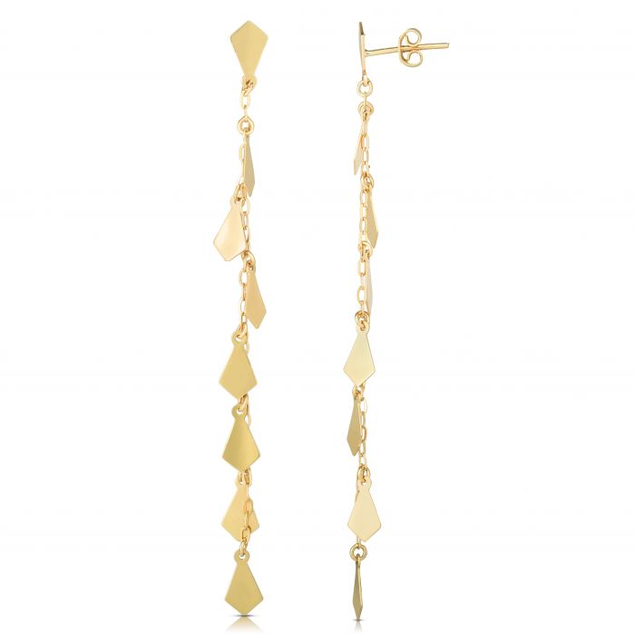 Mirror Chain Drop Earrings