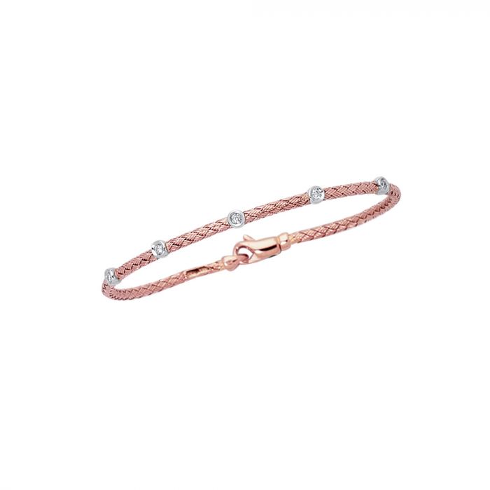 Diamond Woven Bangle
