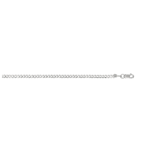 14K Gold 2.6mm Comfort Curb Chain