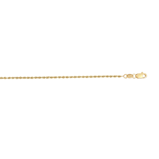 14K Gold 1.25mm Royal Rope Chain