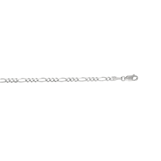 14K Gold 3mm Figaro Chain