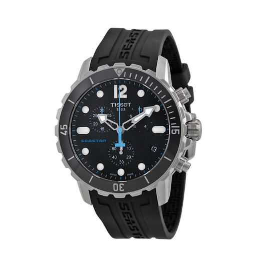 Tissot Seastar 1000 Chronograph Black Dial Men's Watch