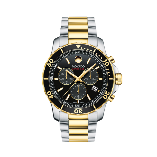 Movado Series 800 Quartz Black Dial Men's Watch