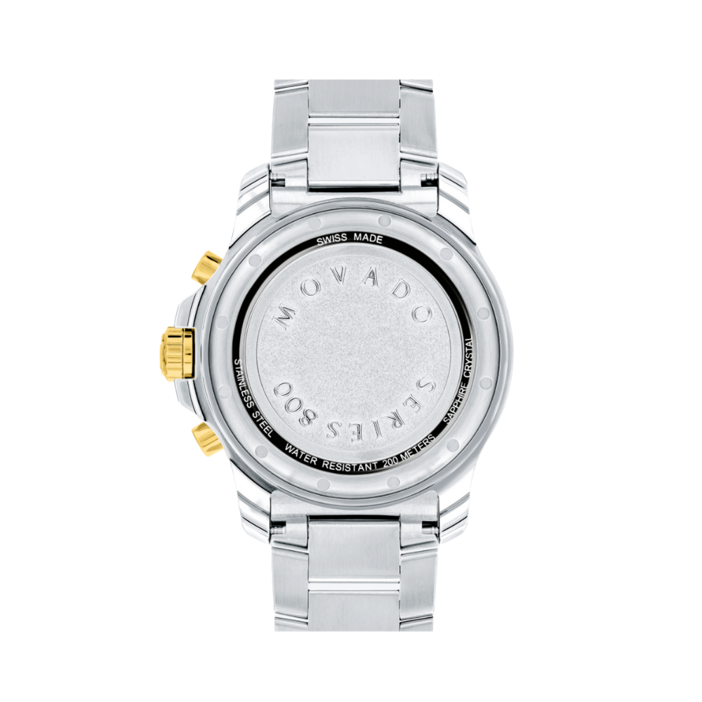 Movado Series 800 Quartz Black Dial Men's Watch