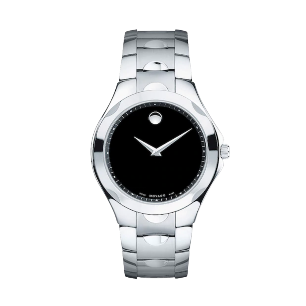 Movado Luno Black Museum Dial Men's Watch