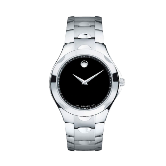 Movado Luno Black Museum Dial Men's Watch