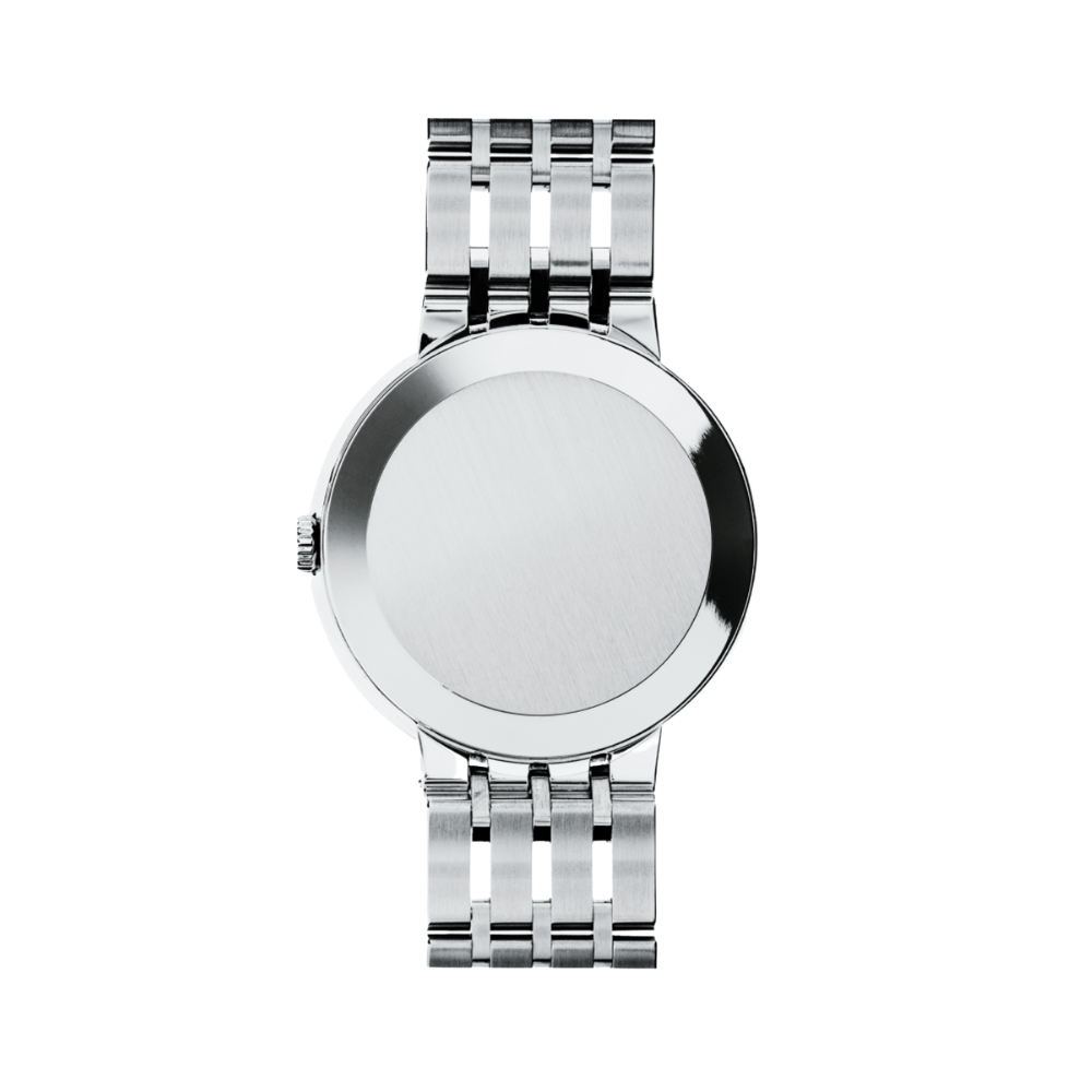 Movado Esperanza Black Dial Stainless Steel Men's Watch