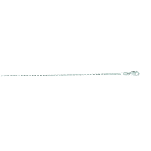 14K Gold 1.5mm Diamond Cut Cable Chain